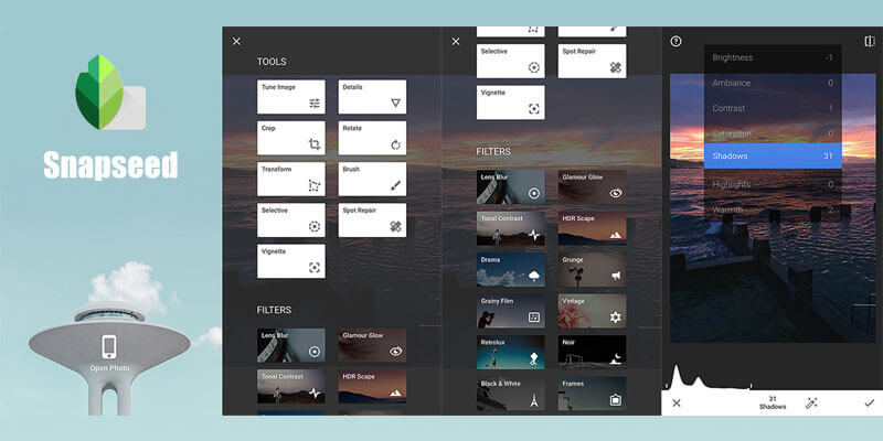 Aplikasi Desain Grafis Terbaik Android Snapseed