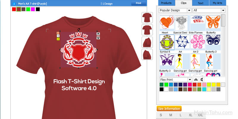 Software Desain Kaos Flash T Shirt Design Software 4 0