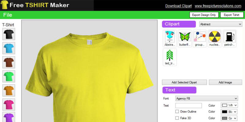 Software Desain Kaos Free T Shirt Maker