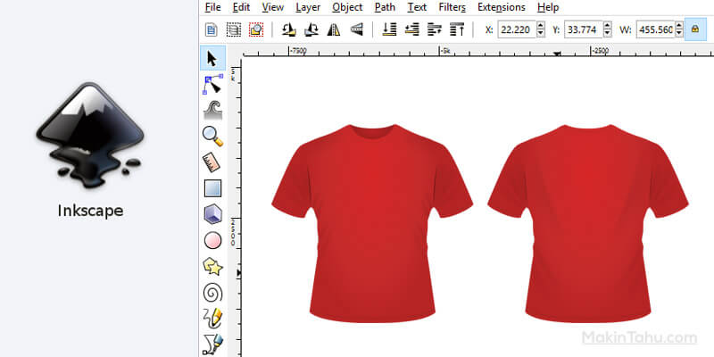 Software Desain Kaos Inkscape Windows Makintahu