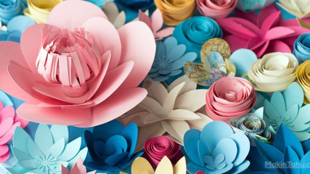 Jenis Kertas Untuk Membuat Paper Flower